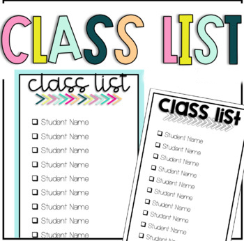 2022 Elementary Schools Class Lists