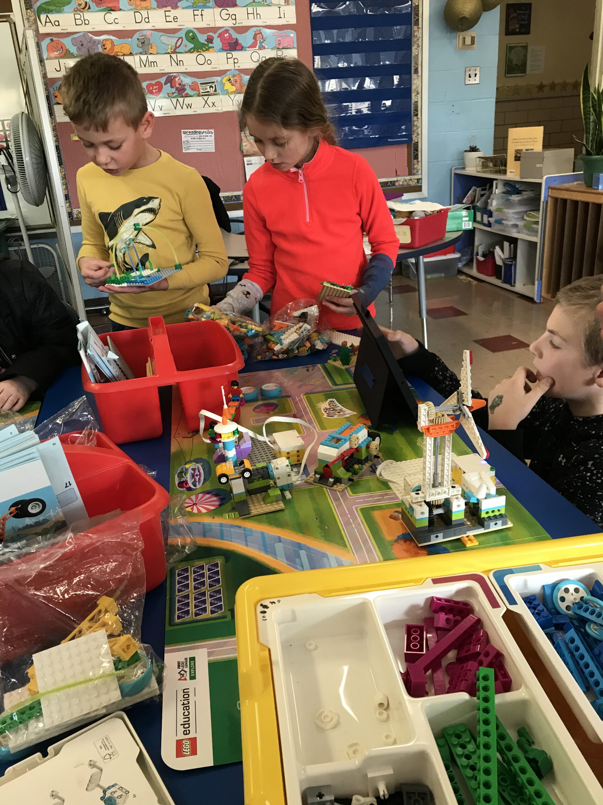 Shade Gap Elementary School Lego League students