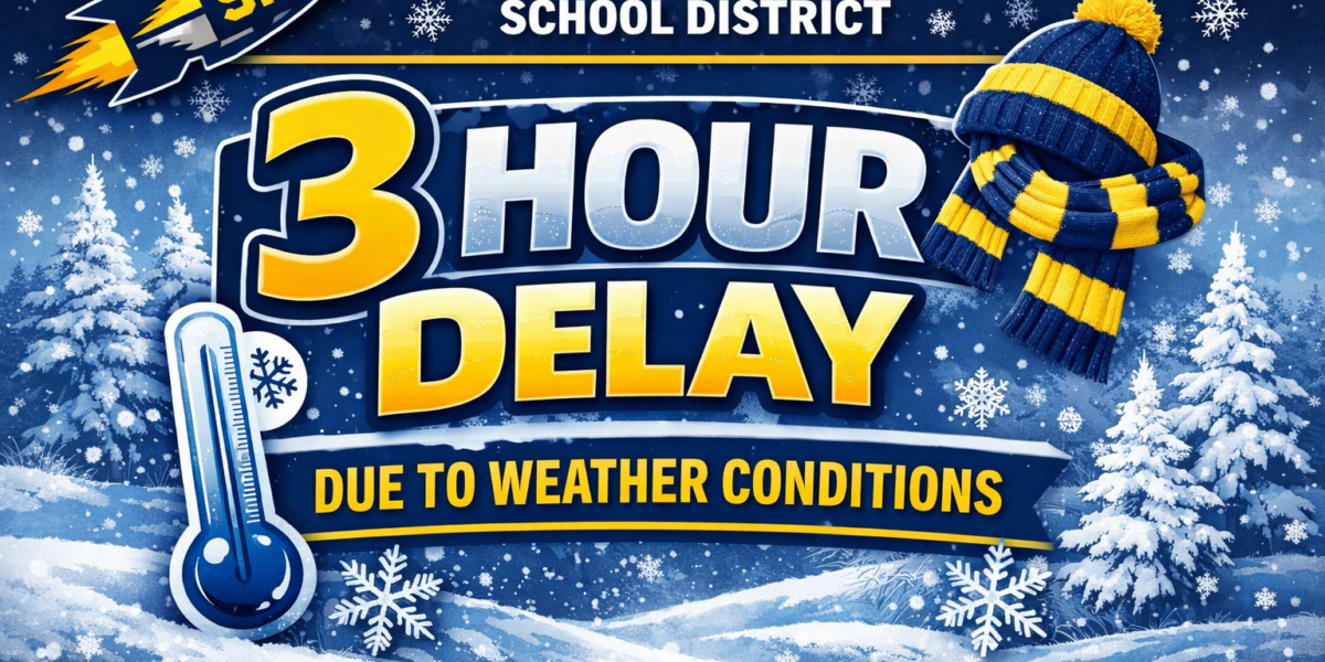 3 hour delay today, March 17, 2026