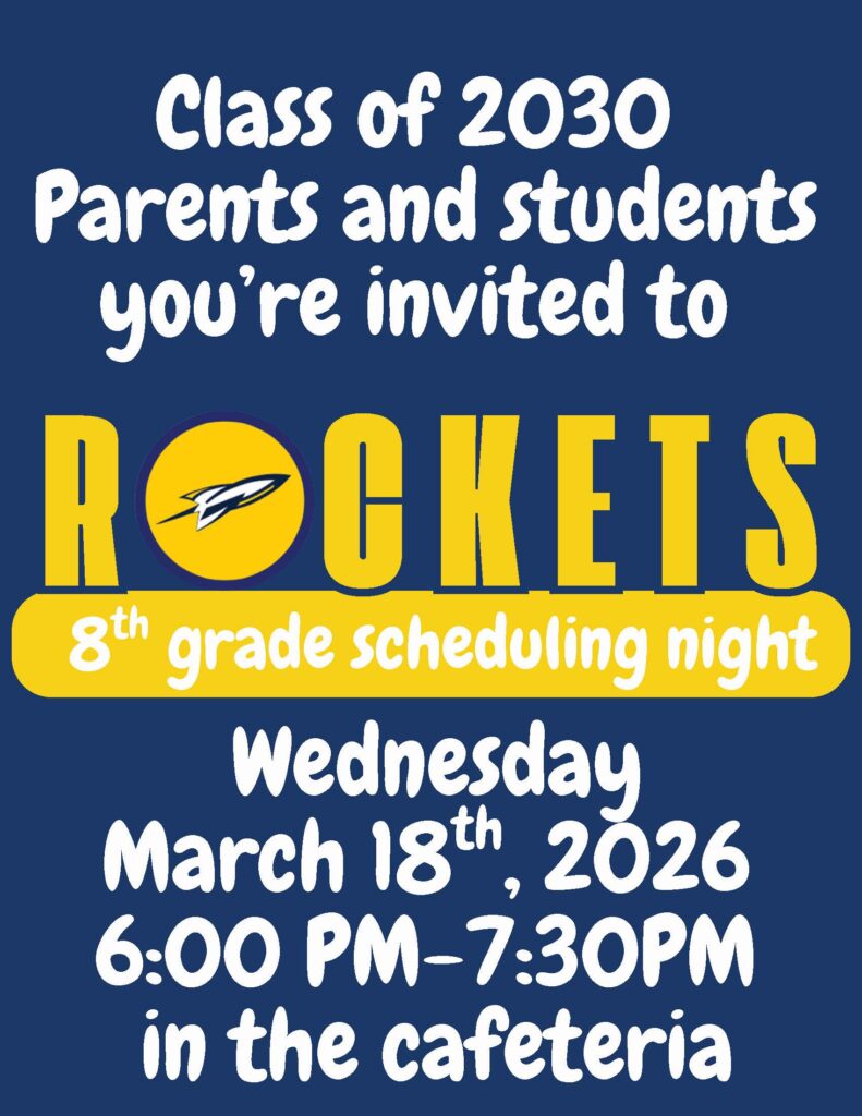 8th Graders Scheduling Night