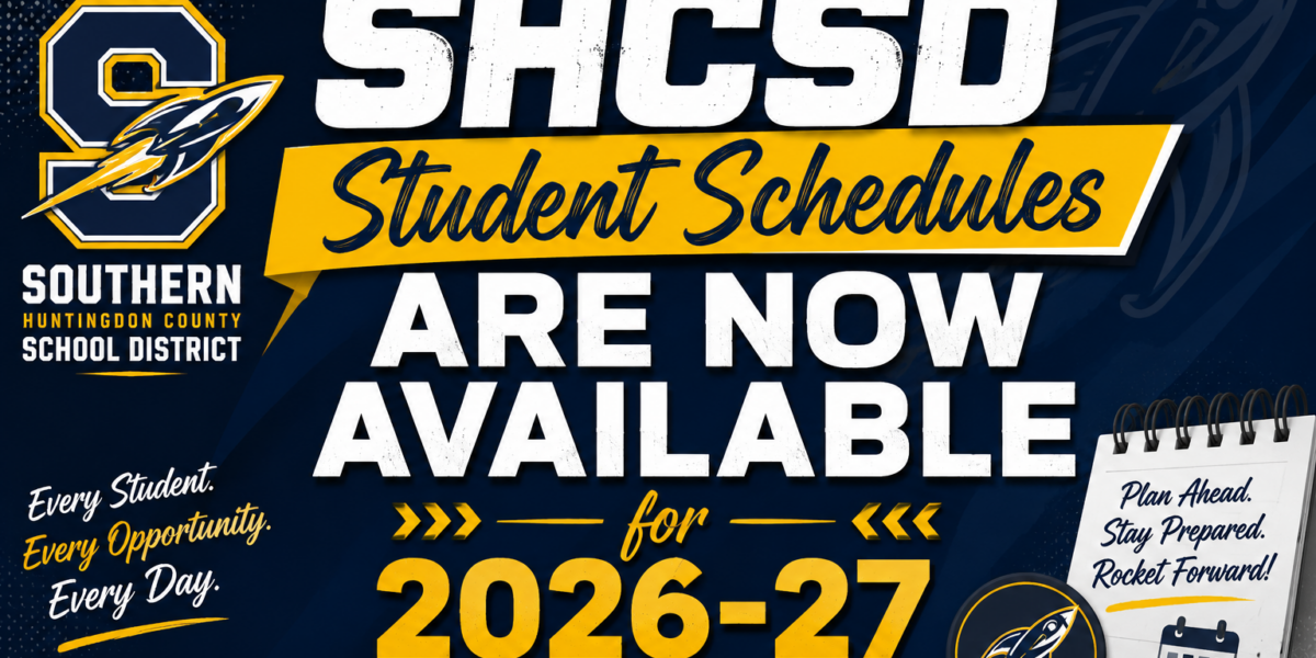Student Schedules Are Available