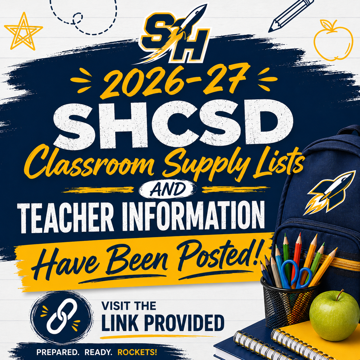 2025-26 Classroom Supply Lists and Teacher Information for the New School Year