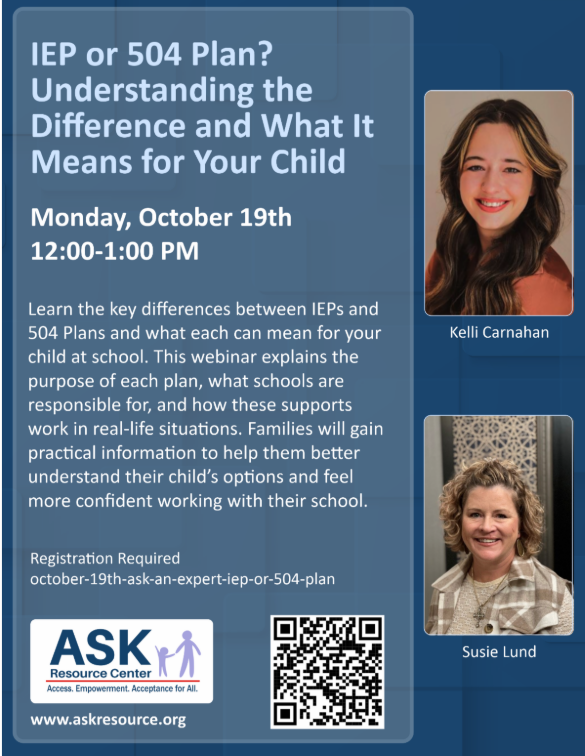 IEP or 504 Plan? Understanding the difference and what it means for your child.